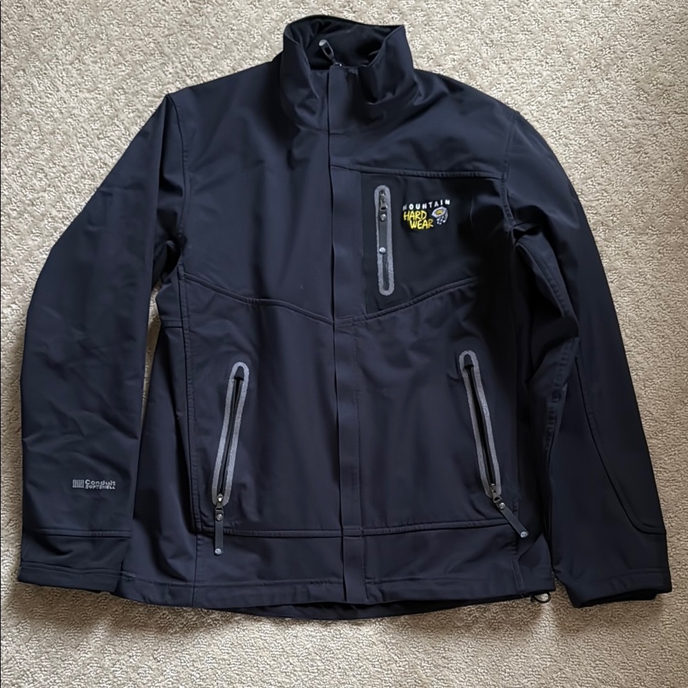 Men’s Mountain Hardwear Black Softshell Jacket